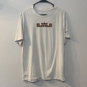 Nike White LeBron Graphic Men's T-Shirt
